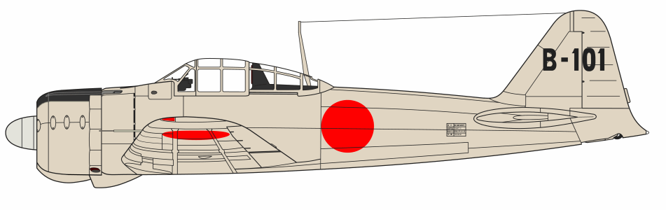 「零式艦上戦闘機21型」渡辺文也直筆カラーイラスト 零式艦上戦闘機21型」渡辺文也直筆カラーイラスト 零式艦上