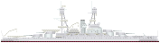 米海軍戦艦ネヴァダ級 BB-36 ネヴァダ改造後(Nevada class)