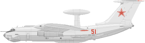 ベリエフA-50「メインステイ」早期警戒管制機(1978)